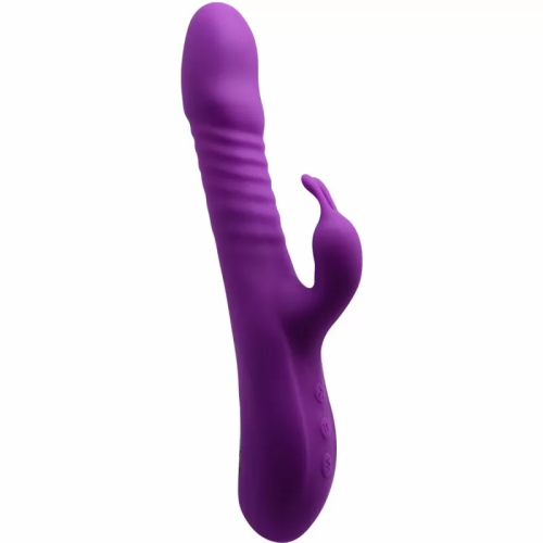 ROMAX VIBRADOR RABBIT SILICONA VIOLETA