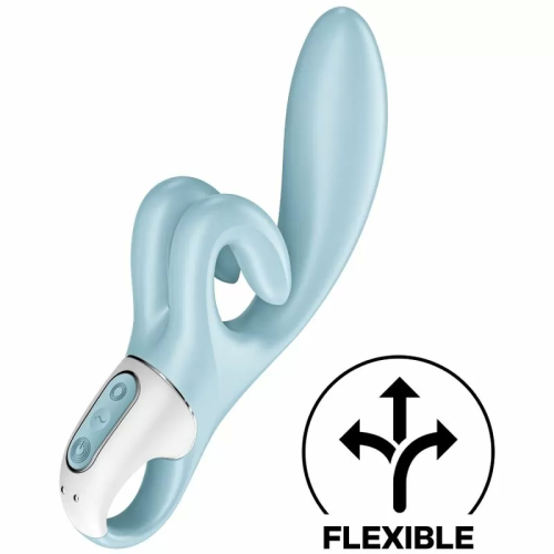 SATISFYER TOUCH ME VIBRADOR RABBIT - AZUL