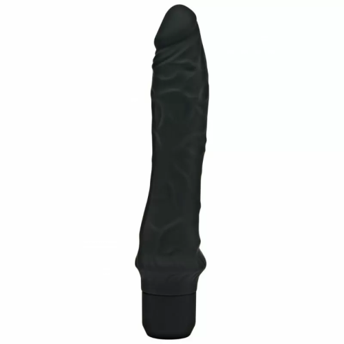 GET REAL VIBRADOR REALISTICO NEGRO 25 CM