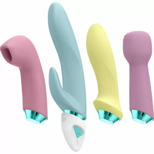 SATISFYER FABULOUS FOUR - SET VIBRADOR & SUCCIONADOR