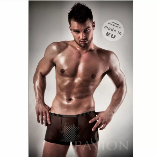 BOXER NEGRO 025 TRANSPARENTE BY PASSION MEN L/XL