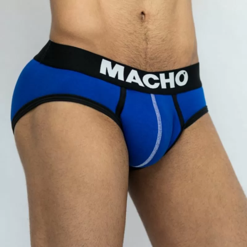 MACHO - MS129 CALZONCILLO CORTO AZUL TALLA L