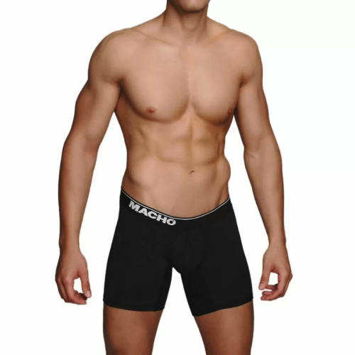 MACHO MC087 BOXER LARGO NEGRO TALLA S