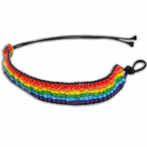 PRIDE - PULSERA BOLAS PEQUEÑAS BANDERA LGBT