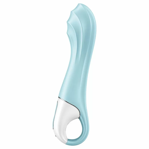 SATISFYER AIR PUMP VIBRATOR 5+ VIBRADOR PUNTO G INFLABLE - AZUL