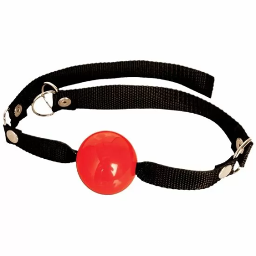 FETISH FANTASY MORDAZA CON BOLA ROJA FLEXIBLE