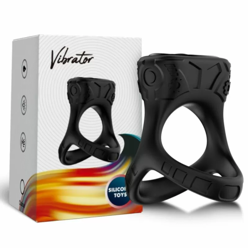 ANILLO VIBRADOR & MULTIPOSICIÓN NEGRO