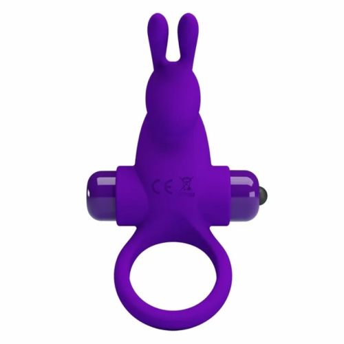 ANILLO VIBRADOR I CONEJO PARA PENE MORADO