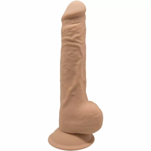 MODELO 1 PENE REALISTICO SILICONA PREMIUM SILEXPAN CARAMELO 24 CM