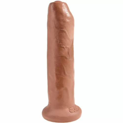 KING COCK PENE REALISTICO CON PREPUCIO 17.8 CM CARAMELO