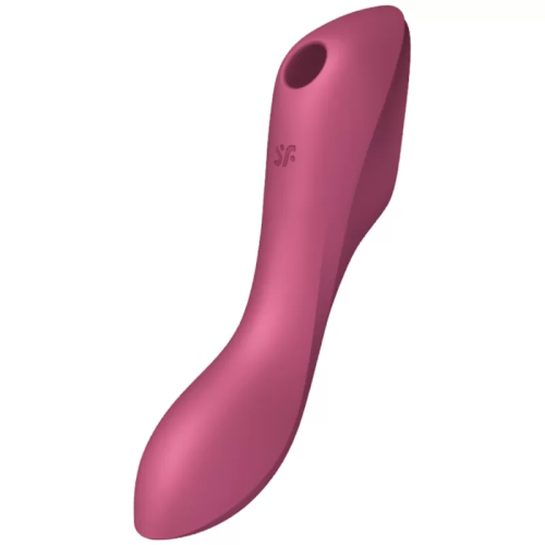 SATISFYER CURVY TRINITY 3 ESTIMULADOR CLITORIS - ROJO