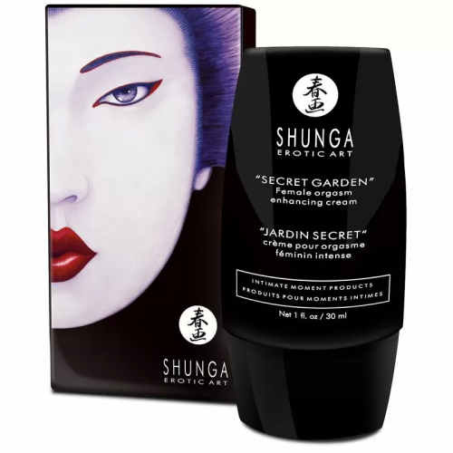 SHUNGA CREMA ORGASMO FEMENINO INTENSO JARDIN SECRETO.