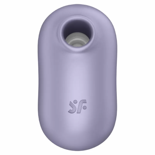 SATISFYER PRO TO GO 2 ESTIMULADOR Y VIBRADOR DOBLE - VIOLETA