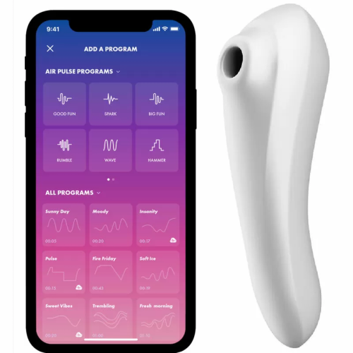 SATISFYER DUAL PLEASURE AIR PULSE BLANCO