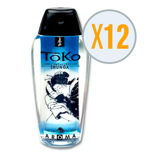 SHUNGA TOKO AROMA LUBRICANTE FRUTAS EXOTICAS (X 12 UDS)