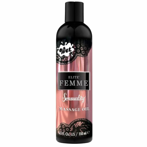 WET ELITE FEMME ACEITE MASAJE Y BAÑO SENSUALITY 120 ML