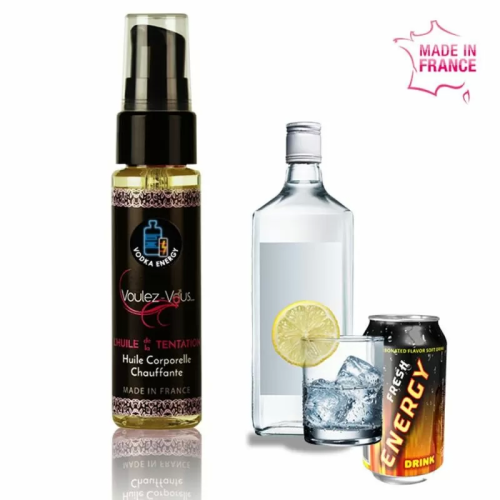 VOULEZ-VOUS - ACEITE EFECTO CALOR - VODKA RED BULL 35 ML