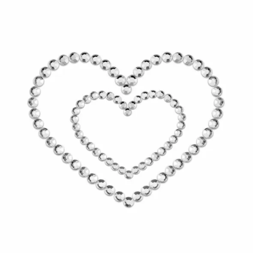 MIMI HEART CUBRE PEZONES PLATA