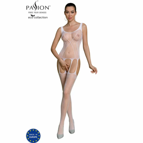 ECO COLLECTION BODYSTOCKING ECO BS007 BLANCO