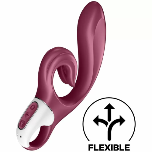 SATISFYER LOVE ME VIBRADOR RABBIT - ROJO