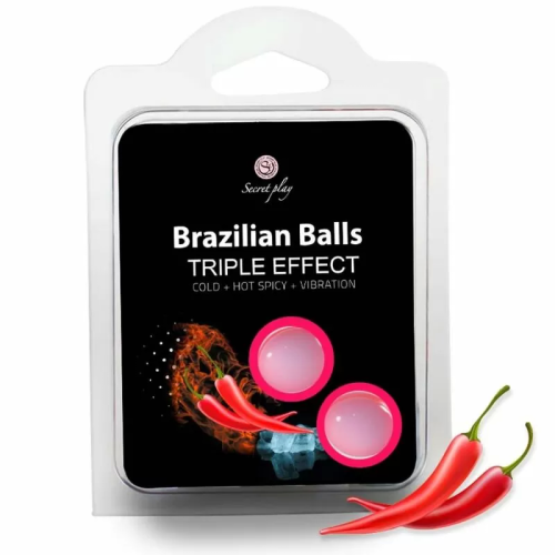 SECRET PLAY SET 2 BRAZILIAN BALLS TRIPLE EFECTO