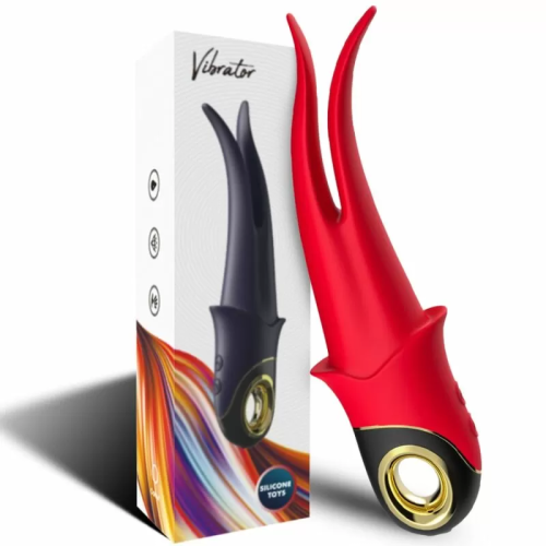 SHADOW VIBRADOR PINZA ROJO