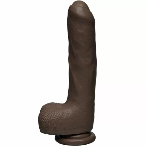 DOC JOHNSON UNCUT D - PENE REALÍSTICO FIRMSKYN 22CM MARRÓN