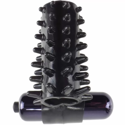 FANTASY C-RINGZ FUNDA VIBRADORA PARA EL PENE NEGRA