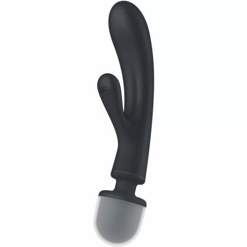 TRIPLE LOVER MASAJEADOR VIBRADOR RABBIT GRIS