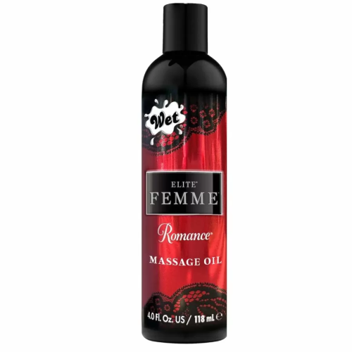 WET ELITE FEMME ACEITE MASAJE Y BAÑO ROMANCE 120 ML