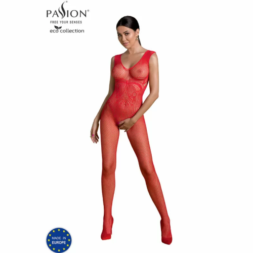 ECO COLLECTION BODYSTOCKING ECO BS003 ROJO