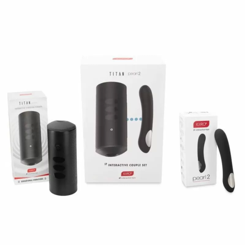 KIIROO TITAN + PEARL 2 SET PARA PAREJAS