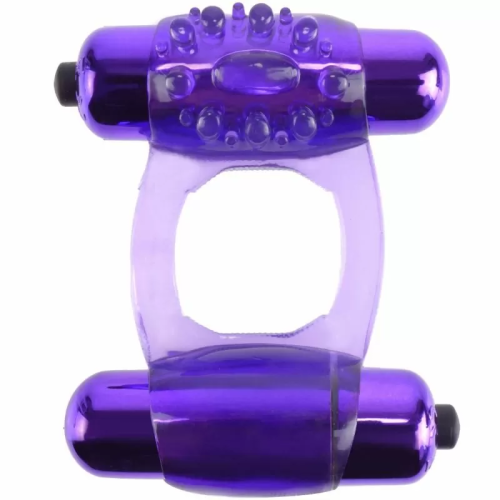 FANTASY C-RINGZ SUPER ANILLO VIBRADOR DOBLE - MORADO