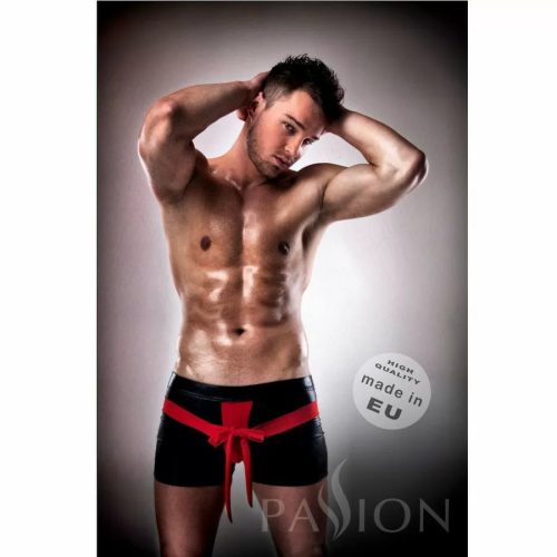PASSION 001 KOMPLET LEATHER ROJO/NEGRO S/M