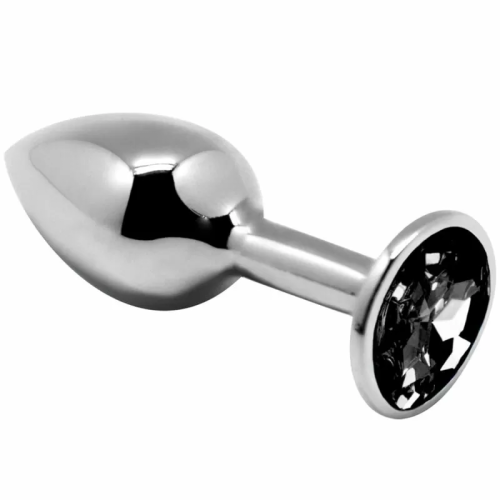 ANAL PLEASURE MINI PLUG METAL NEGRO TALLA M